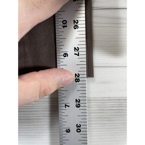 Old Navy Pixie Pants Womens 12 Brown High Rise Split Hem Stretch Work Casual - Picture 6 of 13